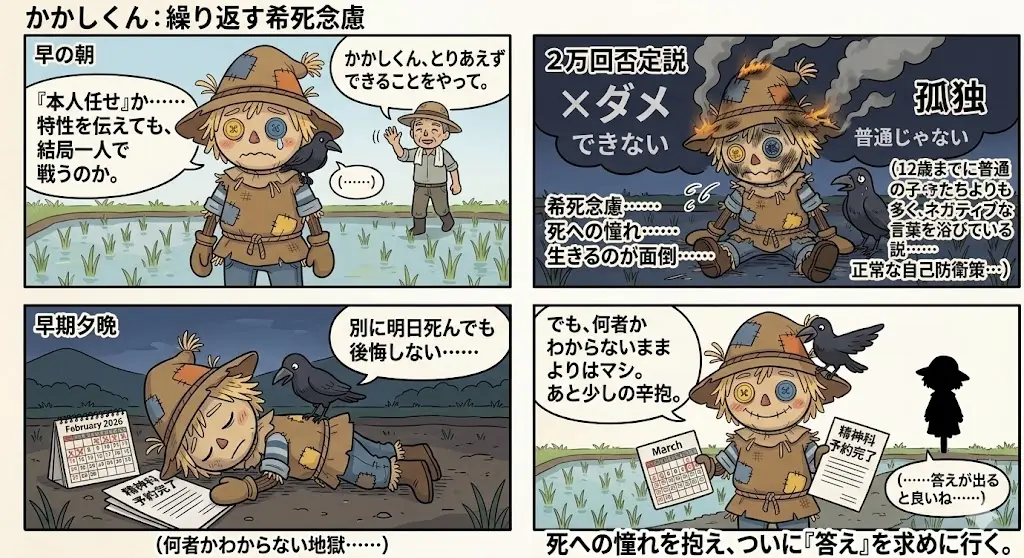 かかしくん4コマ漫画#005
