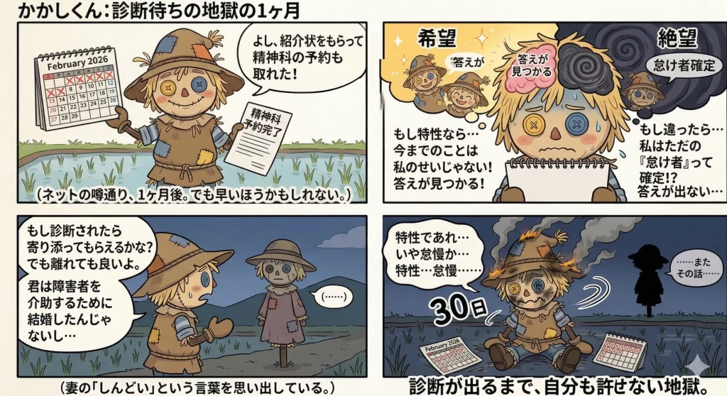 かかしくんの4コマ漫画第4話