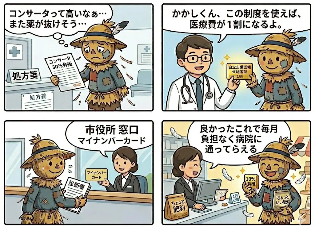 かかしくんの4コマ漫画第8話